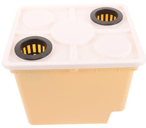 BESPORTBLE Secchio Idroponico per Coltivazione per Forniture da Giardino Secchio per Piantagione con Coperchio A 2 Fori