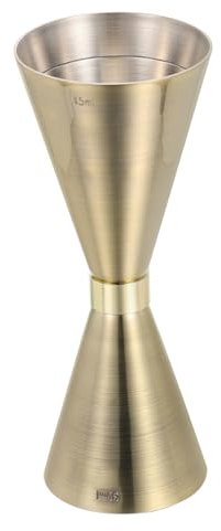 Alipis Jigger Doble Vaso Medidor 1 Onza Para Coctelería Dispositivo Medidor Vino Acero Inoxidable Para Bares