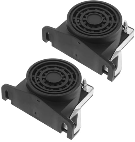 Alipis 2piezas Bocina De Coche Fuerte Alarma De Sistema De Alarma Para Camión Resistente