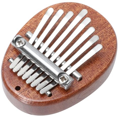 Abaodam Mini-kalimba Tragbar Daumenklavier aus Holz Handklavier Kleines Musikinstrument für Anfänger und Junge Mädchen