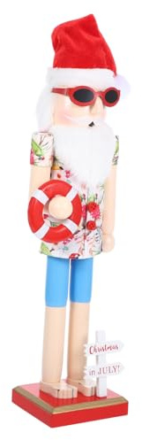 Cabilock Figurine Casse Noisette Été Décoration Festive de Noël pour Étagères Ornement et Original pour Ambiance Joyeuse