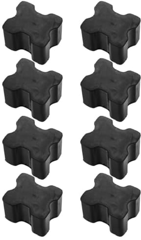 Ipetboom Lot de 8 Entretoises Amortisseur à Ressort Hélicoïdal en Caoutchouc Noir Rehausse 1 à 15 Pouce Isolateurs Universels pour Voitures Suv et Camions Amélioration Stabilité et