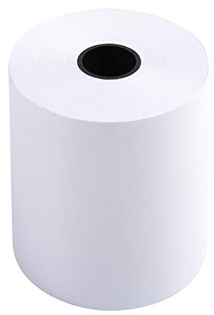 Exacompta 40346E 10er Pack Kassenrollen, 1-lagig Offset(holzfrei) standard, Breite: 57mm, Länge 20m Durchmesser Kern 12mm, 60g/m² extra-weiß für Tischrechner und Rechenmaschinen