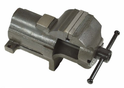 Maurer 89143 Morsa da Banco Ghisa, Ganasce in Acciaio, mm 125, Grigio