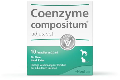Coenzyme compositum ad us. vet. 10 Ampullen. Bestandteil der SUC-Kombination | Natürliches Tierarzneimittel für Hunde und Katzen | Made in Germany