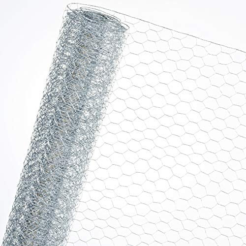 HaGa® - Valla para gallinas (1 m x 25 m, con malla de 30 mm x 30 mm)