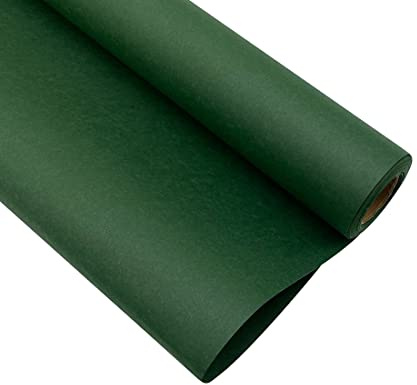 Dunkelgrüne Blumen-Geschenkpapier, wasserdicht, florales Blumenstrauß, Weihnachtsgeschenkpapier, Rollen, Hochzeit, Geburtstag, Dusche, Glückwünsche, Urlaub, 59 x 731,5 cm (Farbe 8 Weihnachtsgrün)