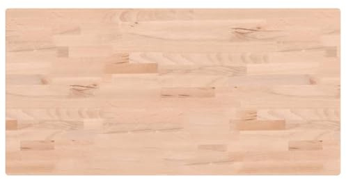 vidaXL Waschtischplatte 100x50x2,5 cm Massivholz Buche