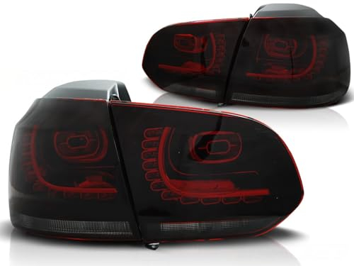 CR-Lights LED Rückleuchten Set rot smoke für VW Golf 6 10.2008-2012