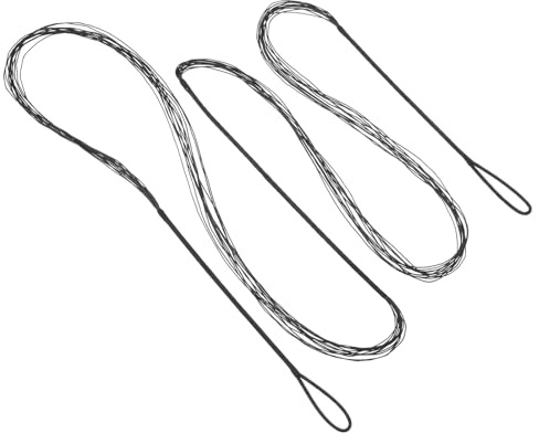 PATIKIL Bow String Replacement,12 Strands Recurve Bowstring for AMO 67 Traditional Recurve Bow, Black