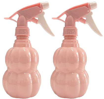 Amami BEAUTY 2 x Spruzzino Nebulizzatore Vintage 450ml / Flacone Spruzzatore in Plastica Multiuso per Casa, Bagno, Capelli, Piante, Giardino, Detergenti, Detersivi (Rosa)