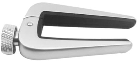 Toyvian Capodastre Ajustable En Alliage De Zinc Argenté Pour Guitares Acoustiques, Classiques Et Électriques 6/12 Cordes, Basse Et Mandoline Accessoire Pour Pièces Détachées Guitare Maintien Stable