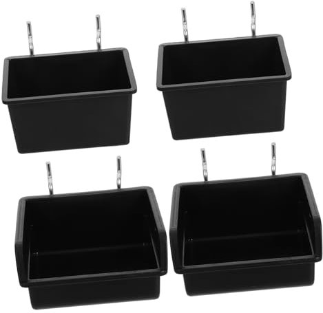 ULTECHNOVO 4pièces Organisateur De Bureau Rangement Pour Vis Et Outils Avec Supports Muraux Pour Établi Et Atelier