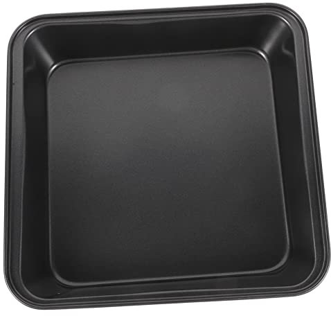 Holibanna Contenitore Da Forno Per La Casa Teglie Da Cucina La Teglia Per Arrosti Veloce Teglia Per Cupcake Padelle Di Alluminio Prima Colazione Teglia Per Pizza Acciaio Al Carbonio Black