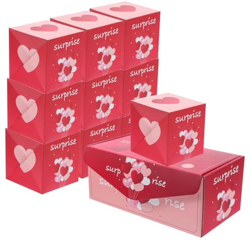 WEKAMOS 1satz Valentinstag Geschenkbox Faltbare Partyboxen Mit Bunten Designs Für Süßigkeiten Kreative Und Feiern Einfach Zu Falten Bedienen