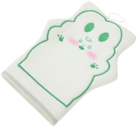 NULYLU Guante Exfoliante para Niños de Tela Segura, Manopla de Baño para Limpieza Corporal en Hotel y Cuidado Diario Piel