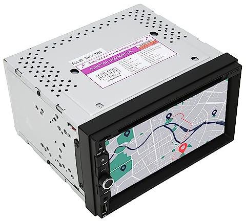 Multimediaspelare för bil 7 tum LCD-pekskärm anpassad equalizer rösthjälp dubbla kameror bil DVD-spelare för bil stereosystem med spegel länk funktion för de flesta telefoner