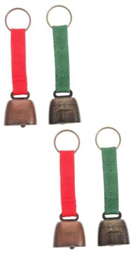 Toyvian 2 Set Campana Alpinista Bear Bell Campeggio Campanello Da Viaggio Con Orso Campana Sospesa All'aperto Campane Per Il Bestiame Da Viaggio Stoffa 2 Pezzi * 2