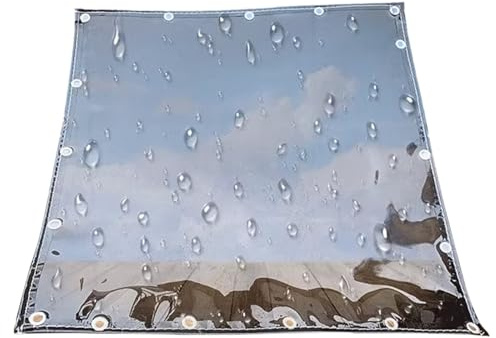 Tenuta in PVC pesante, Telone impermeabile in PVC, diverse misure, occhielli rinforzati, protezione UV, 400 g/m²