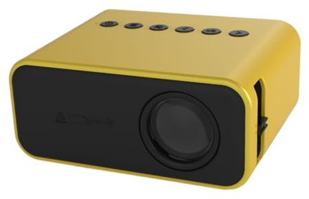 DIYEAH Mini Proiettore LED Dispositivo di Visualizzazione Film Tecnologia di Riflessione Diffusa Cura Visiva Portatile per Uso Domestico