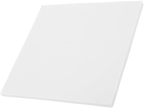 WEKAMOS Handbemalte Keramikfliesen zum Bemalen 15x15cm Quadratisch Weißer Rohling aus Keramik für Selbstgemacht Keramikteller Künstlerische Malplatte für Heimwerker und Wohnraumdekoration