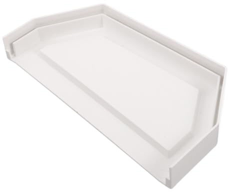 GETAJGHSD Tappo Terminale Doppia Faccia per Grondaia in Pvc Bianco Installazione Facile e Design Semplice per Accessori Grondaie Pluviali Interni