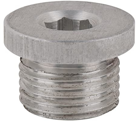 KS Tools Ölablassschraube Innen6kant 8mm, M18x1,5x11mm, 10er-Pack, 430.1227