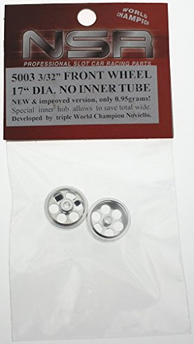 NSR Zubehör 805003 3/32 Alu Wheels fr. 17 No-Air (2)