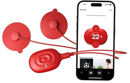 Therabody PowerDot 2.0 Uno – Elektrisches Muskelstimulationsgerät mit Bluetooth® – 1 intelligenter kabelloser Pod mit NMES & TENS für schnellere Recovery und Schmerzlinderung