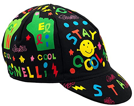 Cinelli Unisex's Sammy Binko cykelmössa, håll dig cool, en storlek