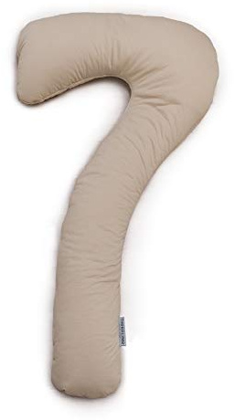Theraline my7 Rivestimento di ricambio per cuscino che dorme sul fianco, rivestimento in viscosa di bambù + cotone biologico, collezione Bamboo Cappuccino Bambù
