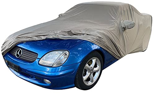 Star Cover Outdoor Autoabdeckung kompatibel mit Mercedes-Benz SLK-Class (R170) mit Spiegeltaschen