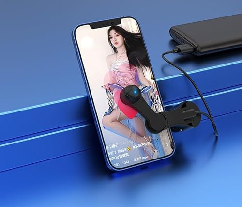 Auto Clicker Phone Tap Machine Fast Tapper Game Farm Liker Device Schwarz