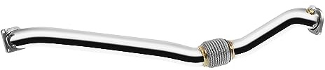 fmic.eu PERFORMANCE Downpipe für BMW E46 318d 320d M47 M47N 1998-2005 Edelstahl Performance Upgrade reduziert Abgasgegendruck verbessert Turbolader Effizienz und Motorleistung