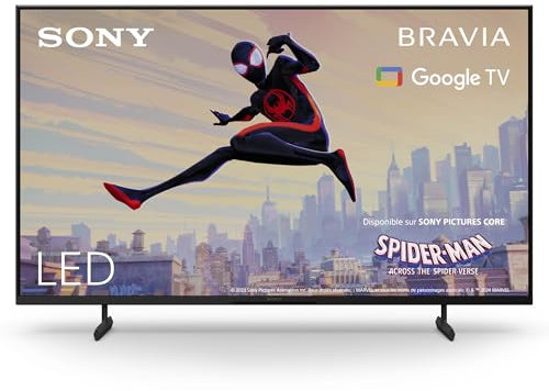 Sony Television Bravia - KD-43X80L : 4K Ultra HD LED | HDR | Google | Pack ECO | BRAVIA Core - Modèle 2023 | 108 cm | 43 Pouces