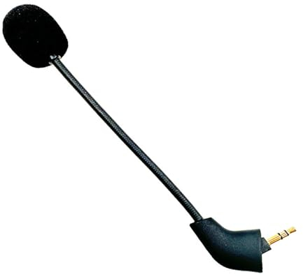 MICMXMO Microfono di Ricambio da 3,5 mm Boom Compatibile con Kingston HyperX Cloud II, Core, Pro, Silver, X Gaming Cuffie per PS4 PS5 Switch Mac PC