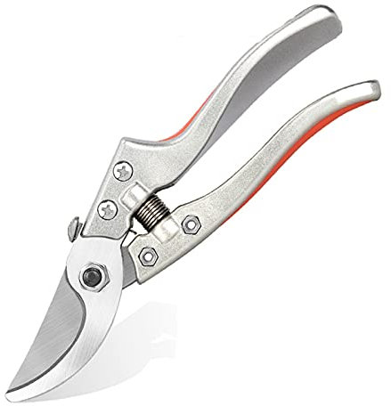 YUBAOLI Cisailles de Jardin, fourches de Jardin, sécateurs, sécateurs, sécateurs, Coupe-Branches, cisailles Haute dureté avec poignée en Arc, Ciseaux d'élagage for Arbres de Jardin et Fleurs