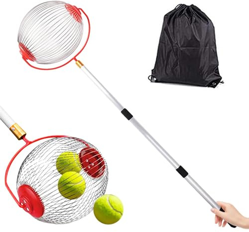 BommFu Walnusspflücker Obere Walze | Walnusspflücker | Obstsammler Obstpflücker Einstellbare | Obere Walze Mit Teleskopstange - Pekannusssammler Für Kleine Äpfel, Zitrusfrüchte, Tennisbälle