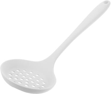 OFFSCH Schiumarola in Silicone Bianco, Utensile Antiaderente e Resistente All’usura, per Cucina e Pentola Calda, Accessori per Cucinare