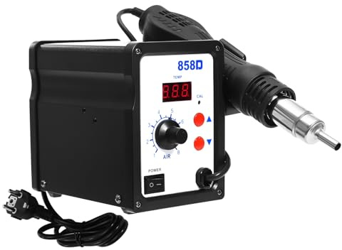 220V 700w Heißluft Lötstation Entlötstation Heißluftlötstation, Löt- & Schweißgeräte Digital Rework Station, für DIY Nachbesserungen Repara