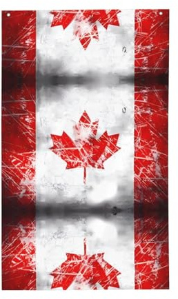 Bandiera nazionale del Canada retrò, 150 x 90 cm, bandiere personalizzate con immagine della bandiera nazionale per uso esterno