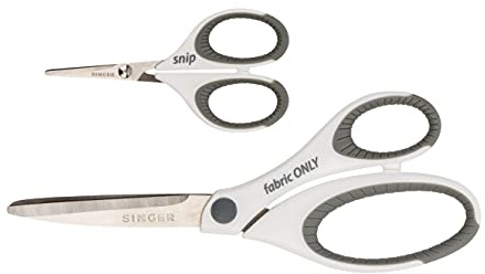 SINGER 07175 Sewing and Detail Scissors Set with Comfort Grip