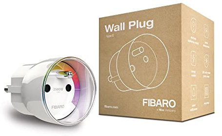 FIBARO Wall Plug / Z-Wave Plus Smart Steckdose Plug mit Leistungsmessung Typ E, FGWPE-102