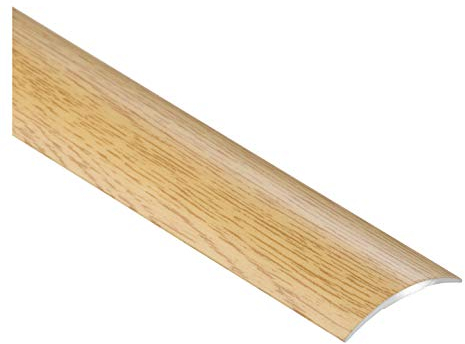 Profilo protettivo/binario di transizione/profilo di transizione con effetto laminato/legno con tasselli stretti, autoadesivi, 30 mm, elegante rovere