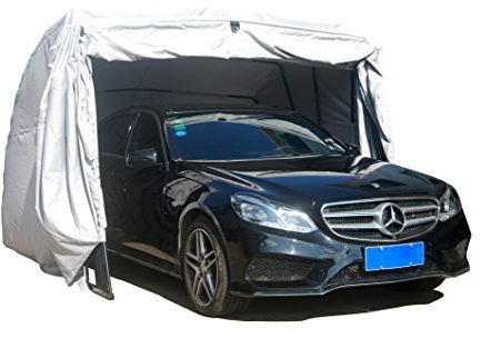 Ikuby All Weather Proof Carport, Shelter, Canopy, Garage, Shed, House, Park - Foldable, Retractable, Lockable, Durable