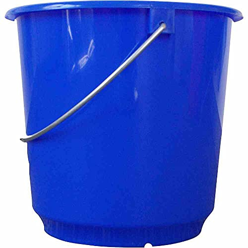 Lockweiler Haushaltseimer mit Metallbügel, 5 Liter, blau