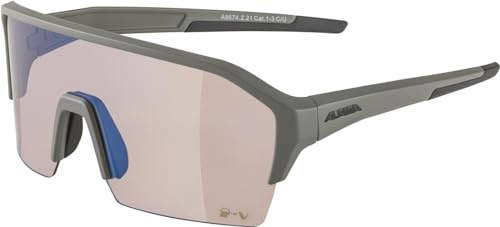 ALPINA Unisex - Vuxna, RAM Q-LITE Sportglasögon, turquoise-blur matt, One Size