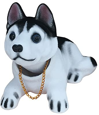 Hoshisea Dekoration für Armaturenbrett, Bobble-Kopf, Hund, Auto-Innendekoration, für Auto-Zifferblatt, Bürodekoration