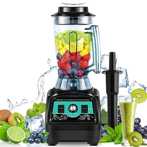 Huanyu Blender Smoothie Maker 3.9L Large Capacity Commercial Mixer Blender 2800W High Speed Multifunctional Jug Blenders for Crushing Ice, Fruit, Vegetable Juice, Baby Food, Soy Milk, and Smoothie