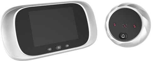 ThikK Campanello Integrato con visore Digitale con Visione Notturna, spioncino elettronico con Schermo LCD da 2,8 Pollici (Color : DD1-S)
